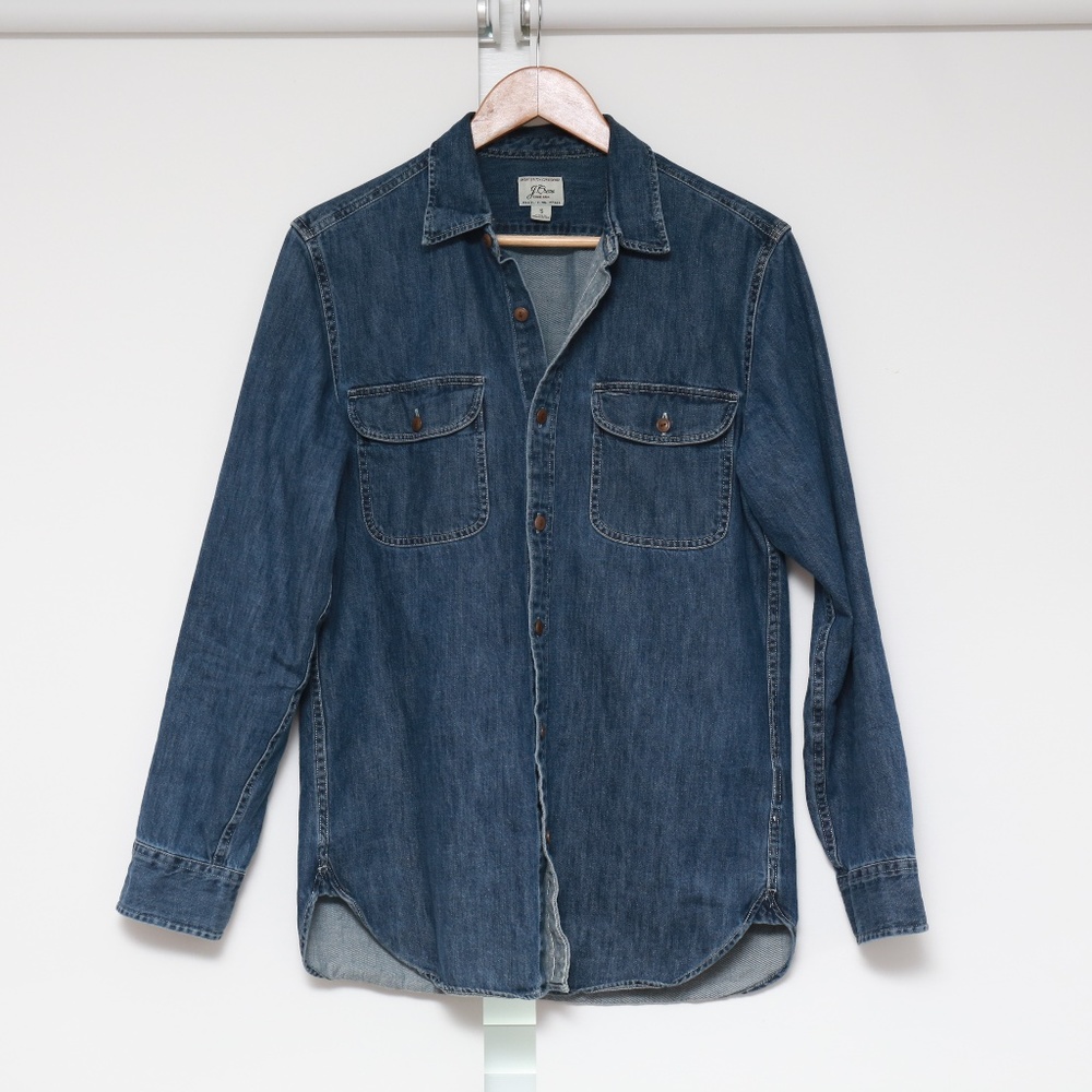 J Crew denim shirt size S